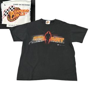 Y2K Tony Stewart NASCAR Winner’s Circle Tee T Shirt 2003 / Men’s Large *